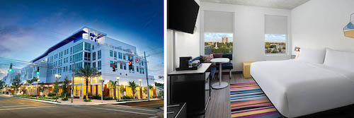 Aloft Delray Beach is a 122-room chic, urban hotel located in the heart of Downtown Delray Beach with views of Florida Beaches