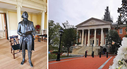 The Maryland State House is the oldest state capital in American history and is in continuous use.