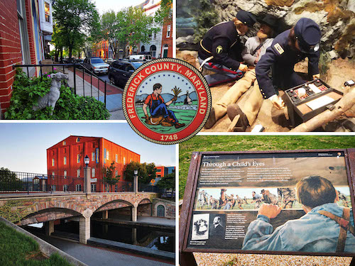 Frederick is known for it's beauty and sites reflective of key civil war moments in American history.