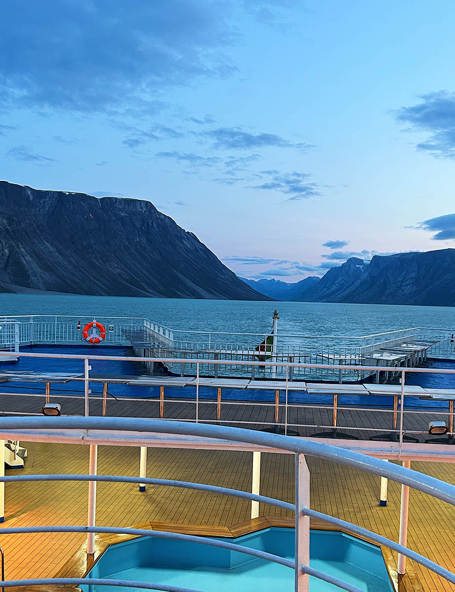 Adventure Canada_View from the hot tub in Kangerlussuaq
