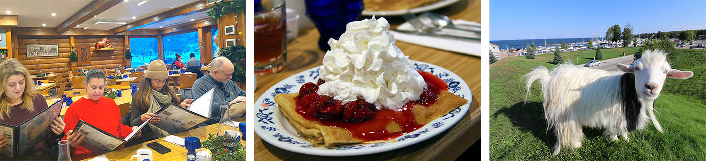 Door County_Al Johnson's Swedish Restaurant Pancakes_Sept 2023