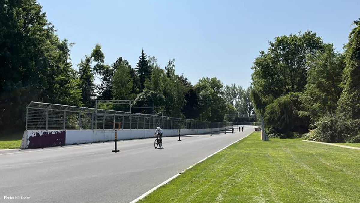 biking in MTL_biking on circuit Gille Villeneuve_via Facebook Luc Bisson copy
