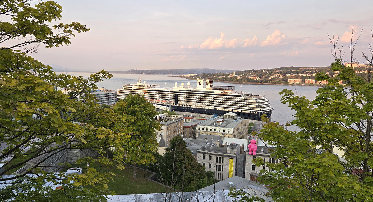 Holland America Line_Quebec City_Ship from upper city_Nov 2024