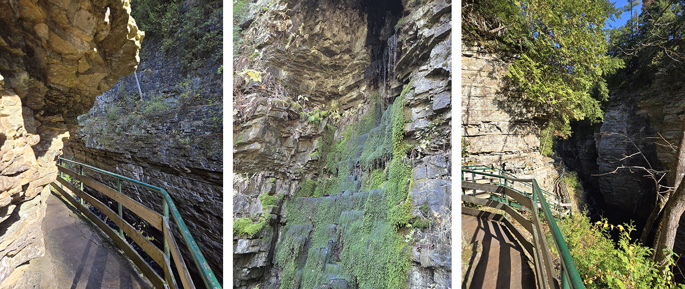 Plattsburgh_Ausable Chasm_hiking path_Oct 2024