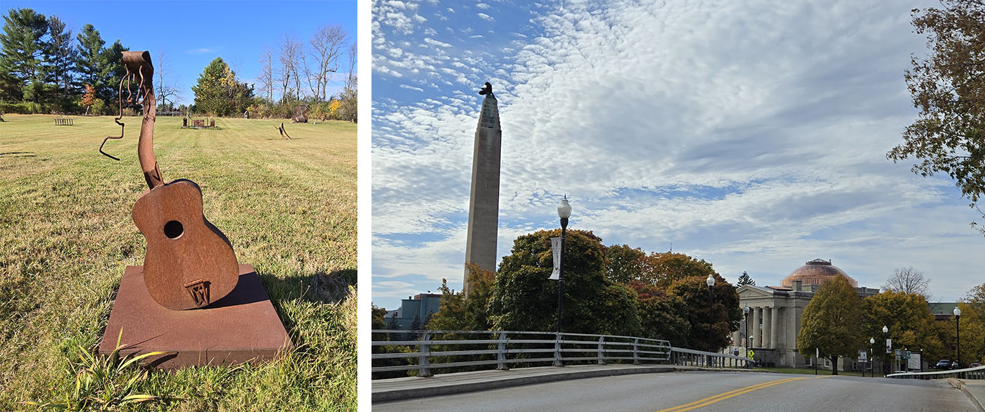 Plattsburgh_Stone Ledge Sculpture Garden_Town Hall_Oct 2024