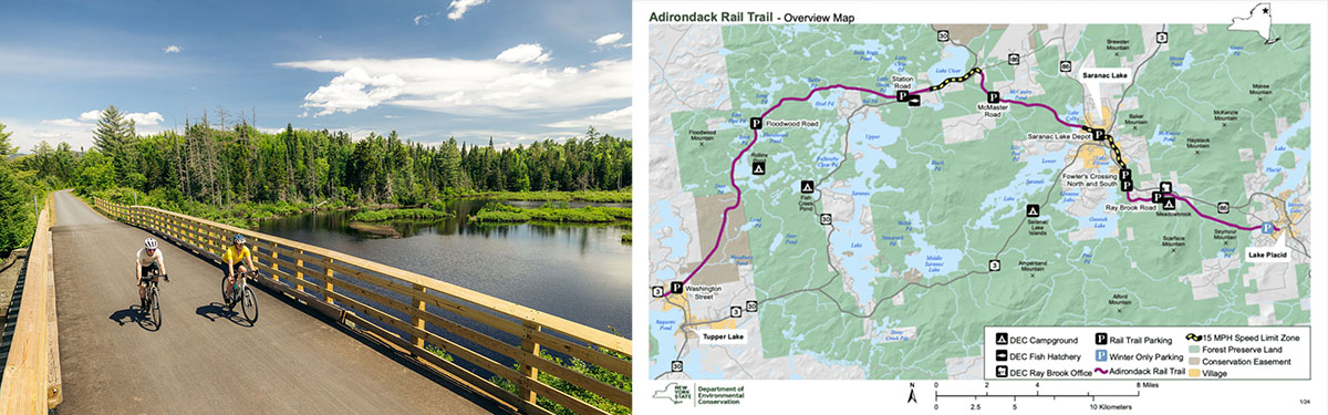 Tupper Lake_Cycling on Adirondack Rail Trail_Cody Updike_with map_Fall 2024 copy