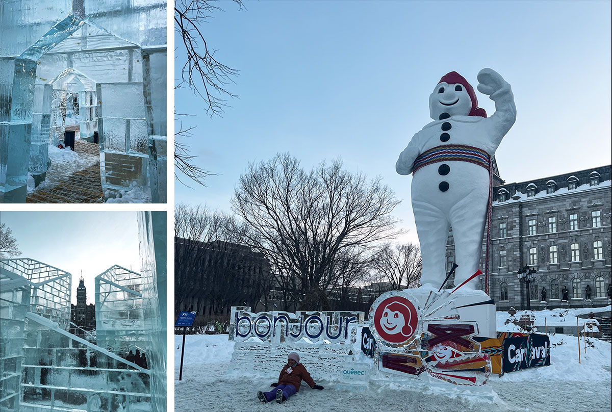 Quebec City_Carnivale Ice Castle_Bohomme Carnivale_Analise Saavedra
