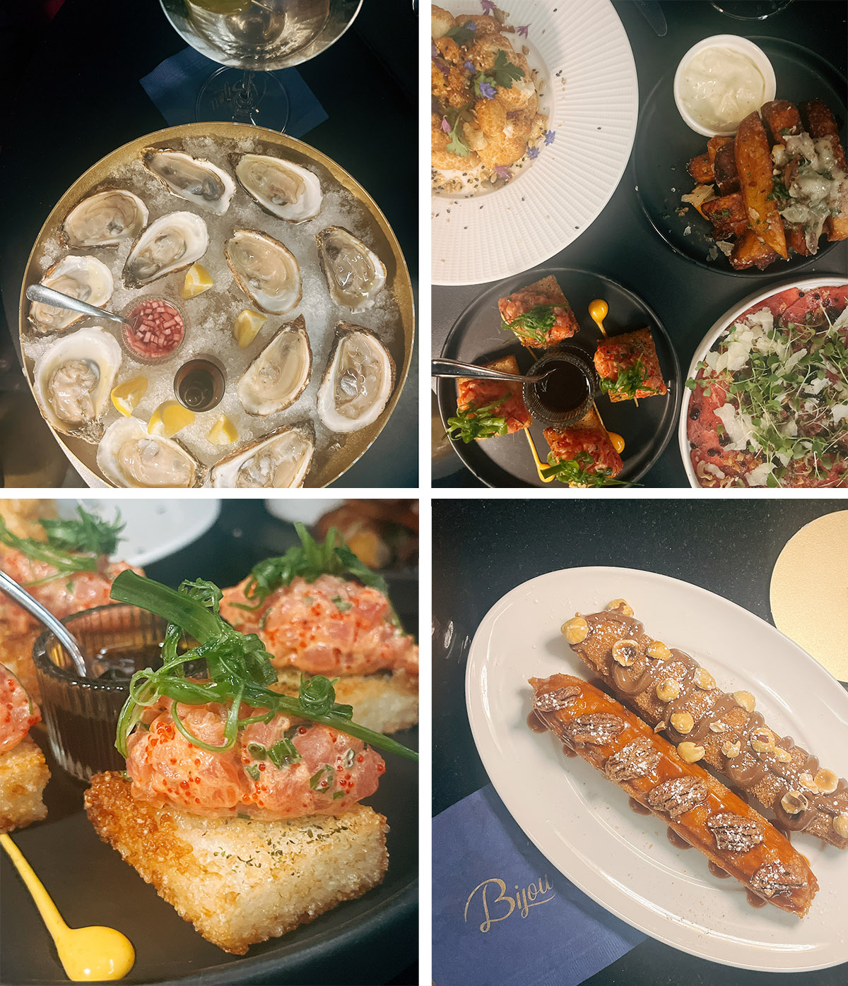 Quebec City_LeBijouOysters_appetizers_churros_Analise Saavedra